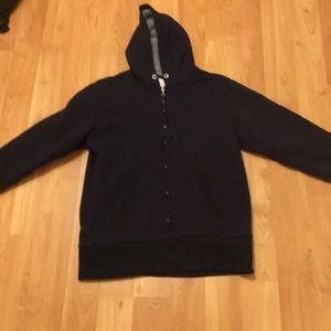 Black zip up sweatshirt